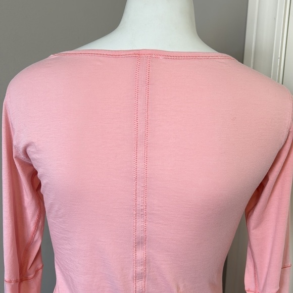 LULULEMON Swiftly Tech Long Sleeve Shirt Top Coral Sz 6 - Picture 5 of 10